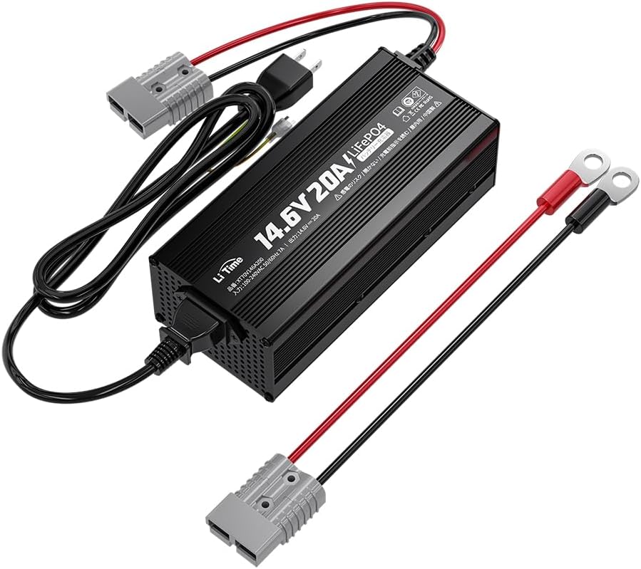 LiTime 14.6V20A リン酸鉄リチウムイオンバッテリー充電器