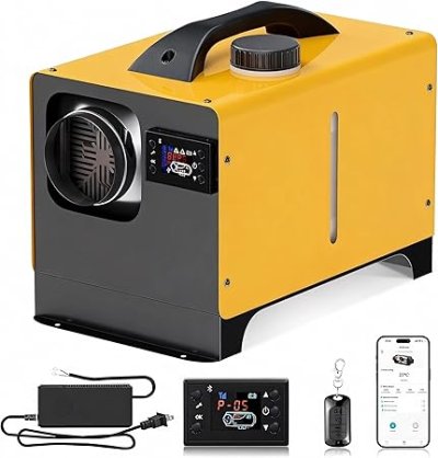 HLFURNITURE FFヒーター 車載用ディーゼルヒーター 12V/24V 5KW/8KW（水平統合型）